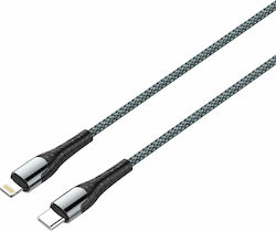Ldnio LC112 Geflochten USB-C zu Lightning Kabel 30W Gray 2m