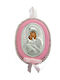 Prince Silvero Heilige Ikone Kinder Amulett mit der Jungfrau Maria Pink aus Silber MA-DM1110-LR