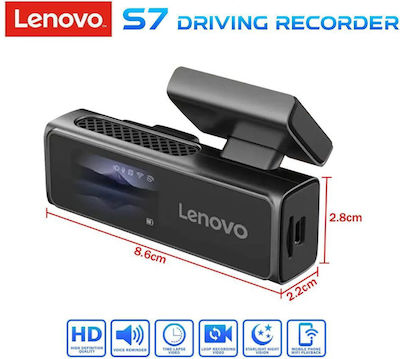 Lenovo S7 Camera DVR Auto 1080P cu Ecran 2" pentru Parbriz cu Autocolant