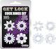 Chisa Novelties Get Lock Cock Ring Set Clear