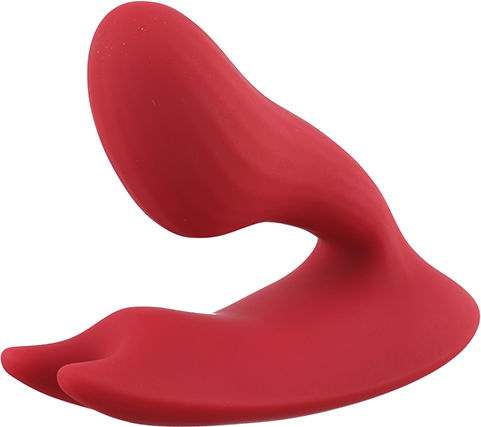 Magic Motion Umi Smart Wearable Dual Motor Vibrator Δονητής για Ζευγάρια με Απομακρυσμένο Έλεγχο Red
