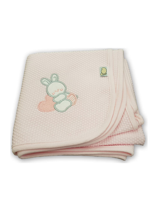 Figlio Bino Iepuraș Swaddle Blanket Bumbac Roz ...