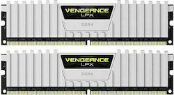 Corsair Vengeance LPX White 32GB DDR4 RAM με 2 Modules (2x16GB) και Ταχύτητα 3200 για Desktop