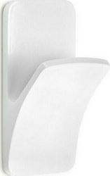 Inofix 2191-2 Single Wall-Mounted Bathroom Hook ​3x6cm White