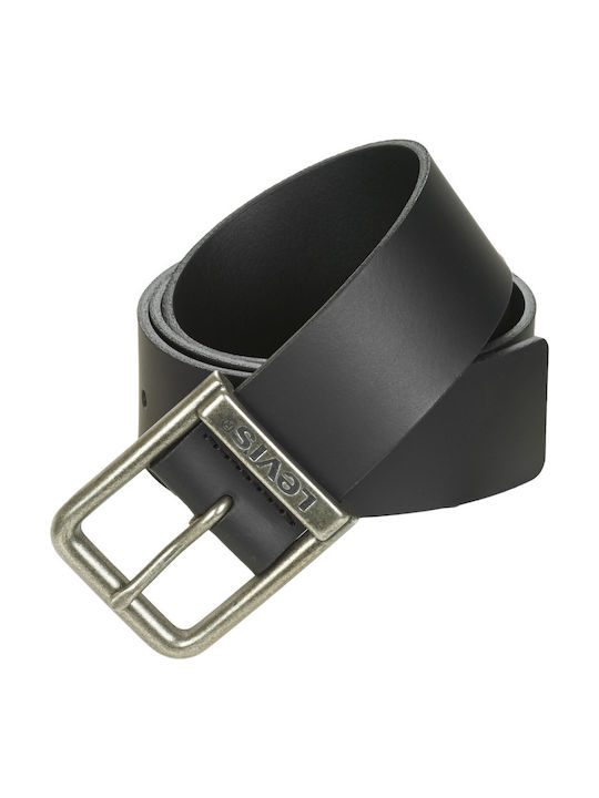 Alderpoint Herren Gürtel Leder Schwarz