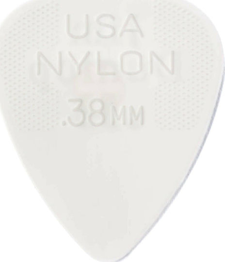 Dunlop Guitar Pick Nylon Standard Pick Thickness 0.38mm 1pc