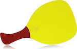 My Morseto Gold Beach Racket Yellow 500gr with Slanted Handle Red