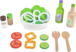 Moni Joc Fructe & Legume Wooden Salad Set din Lemn