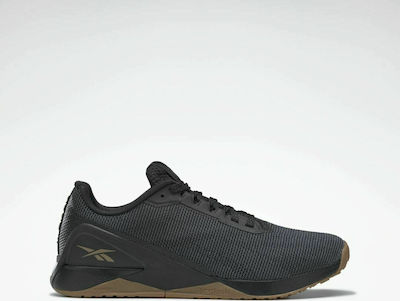 Reebok Nano X1 Grit Ανδρικά Αθλητικά Παπούτσια για Προπόνηση & Γυμναστήριο Μαύρα