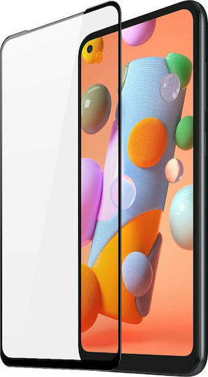 Dux Ducis Tough Screen Full Face 9D Tempered Glass Black (Galaxy M11)