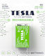 Tesla Batteries Επαναφορτιζόμενη Μπαταρία 9V Ni-MH 250mAh 1τμχ