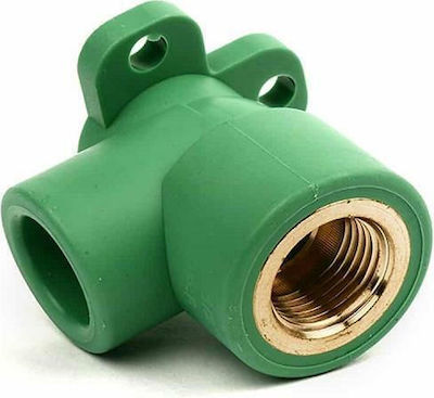 PanSolar Pipe Elbow Fitting Polypropylene 1/2" Female 20mm