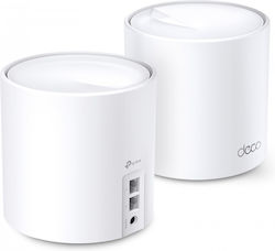 TP-LINK Deco X20 v2 Mesh Wi‑Fi Διπλό Kit