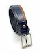 LGD-1733 Herren Gürtel Leder Marineblau