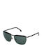 Lozza Unisex Sonnenbrille mit Gray Metall Gestell und Grün Linse