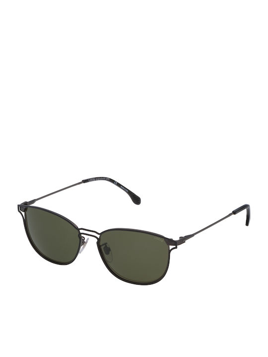 Lozza Damen Sonnenbrille mit Gray Metall Gestell und Grün Linse