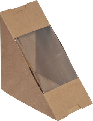 RoisBros Disposable Food Paper Box Kraft 17.5x12.5x5cm 50pcs