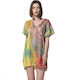 Luna Μargarita Women's Mini Caftan Beachwear Multicolour