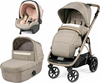 Peg Perego Veloce SL Modular 3 in 1 Adjustable 3 in 1 Baby Stroller Suitable for Newborn Mon Amour 10.7kg 02828BA36PI29