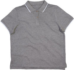 Mantis World Organic M192 Γυναικείο Διαφημιστικό T-shirt Κοντομάνικο Grey Melange