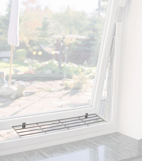 Trixie Dog / Cat Safety Grill Δίχτυ Γάτας από Μέταλλο σε Λευκό Χρώμα 65 x 16εκ.