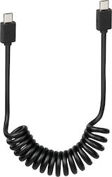 Lampa L3870.3 Спирала USB 2.0 към Микро USB 1м Черен