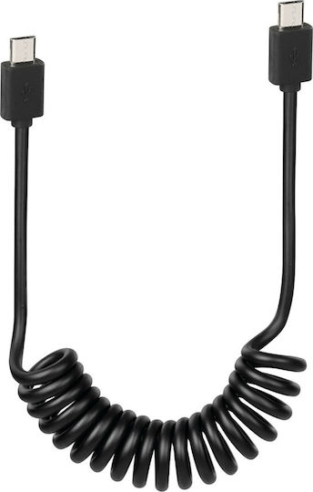 Lampa 1m Spiral USB 2.0 to micro USB Cable (L3870.3)