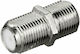 ATC Converter F-Connector Female to F-Connector Female Silver 1 Piece 03.003.0034