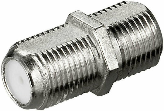 ATC Converter F-Connector Female to F-Connector Female Silver 1 Piece 03.003.0034