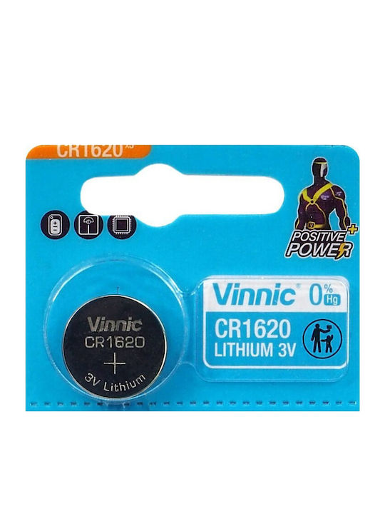 Vinnic Батерия Литий За часовници CR1620 3V 1бр