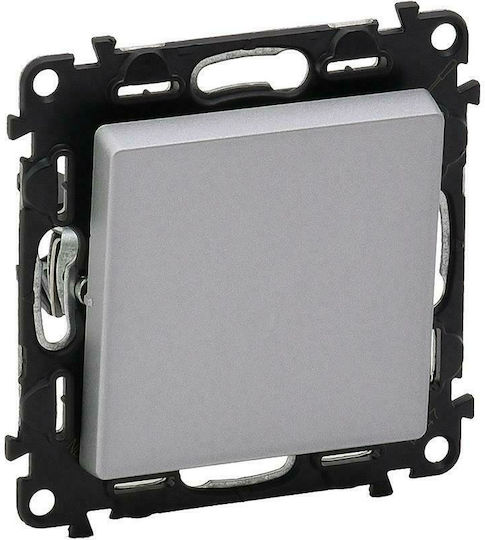 Legrand Valena Life Schalterknopf Unterputz 6A 250V in Silber Farbe 752311