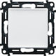Legrand Valena Life Μπουτόν Κλιμακοστασίου NO-NC Χωνευτό 6A 250V σε Λευκό Χρώμα 752111