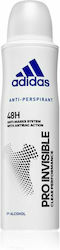 Adidas Pro Invisible Clear Performance Anti-perspirant 48h Anti-marks System with Antibac Action 0% Alcohol Spray 150ml