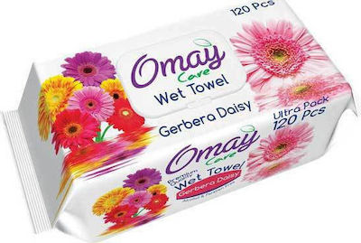 Omay Baby Wipes with Chamomile 120pcs