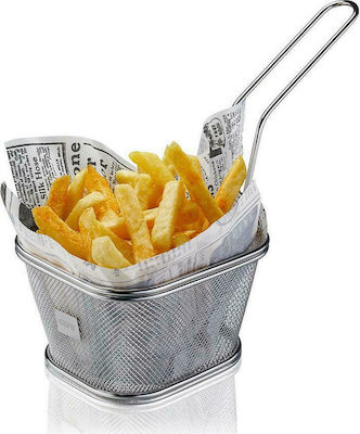 Gefu Metallic Serving Deep Fry Basket L25.1xW11.2xH17.5cm