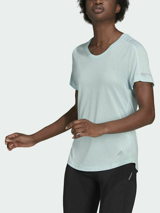 Adidas Adicolor Classics Trefoil ÎÎ¸Î»Î·ÏÎ¹ÎºÏ ÎÏÎ½Î±Î¹ÎºÎµÎ¯Î¿ T-shirt Almost Blue Î¼Îµ Î£ÏÎ¬Î¼ÏÎ± HK9638 