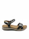 Adam's Shoes Women's Flat Sandals in Black Color