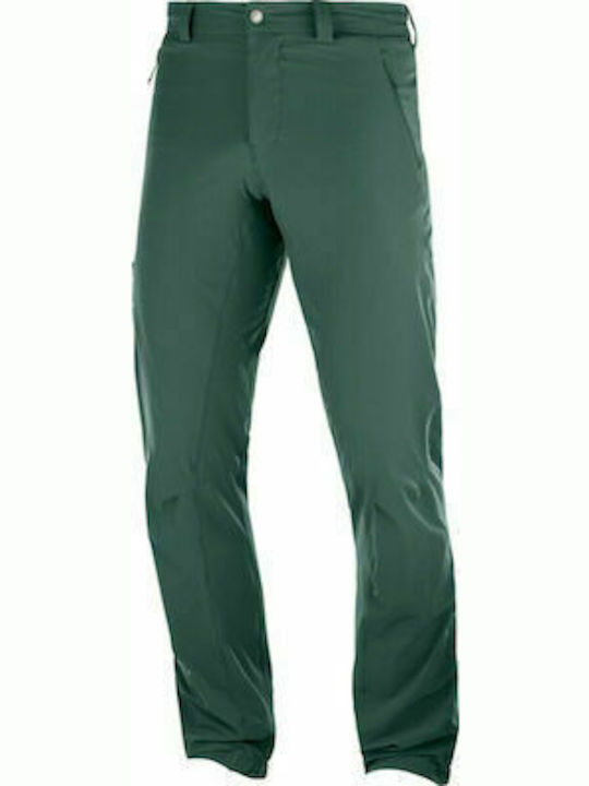 Salomon Wayfarer Straight Men's Hiking Long Trousers Green