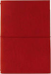 Paper Republic Notebook with Blank Pages and Elastic Red