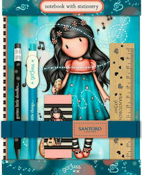 Santoro Gorjuss This One's For You Kids Stationery Set with Eraser, Notepad, Mechanical Pencil and Ruler This One’s For You