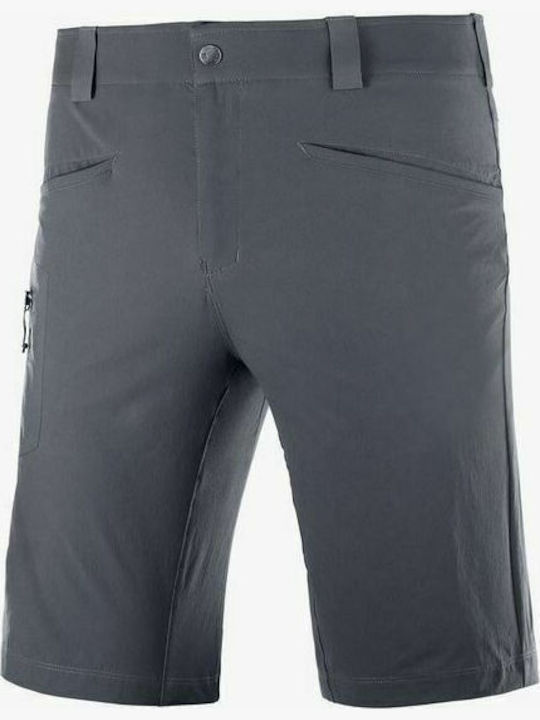 Salomon Wayfarer Ebony Ανδρικό Κοντό Παντελόνι Πεζοπορίας Γκρι Salomon Wayfarer Ebony Ανδρικό Κοντό Παντελόνι Πεζοπορίας Γκρι