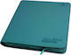 Ultimate Guard 12-Pocket Quadrow Zipfolio Xenoskin Binder 12-Pocket Standard Size Petrol Blue