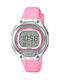 Casio Standard Digital Watch Chronograph with Pink Rubber Strap