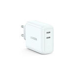 Ugreen Φορτιστής Χωρίς Καλώδιο με 2 Θύρες USB-C 36W Quick Charge 4.0 Λευκός (CD199)