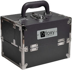 Foxy Метал Козметична кутия Черен В16.5xШ22xД16см.