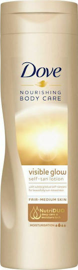 Dove Visible Glow Autobronzant Loțiune Corp Ușor / Mediu 250ml