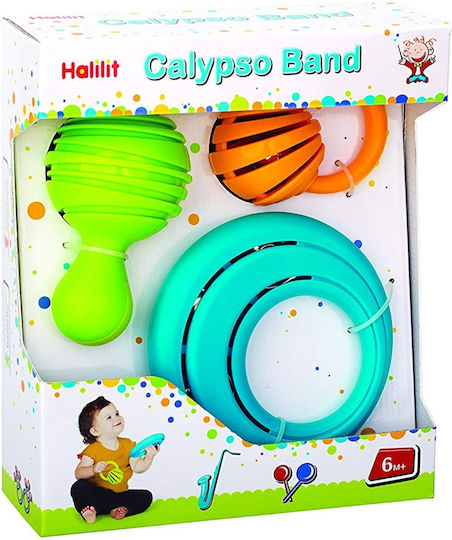 Halilit Baby Toy Calypso Band with Sounds for 6++ Months