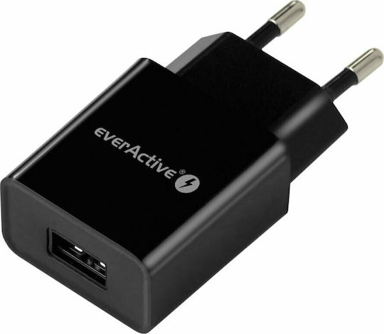 everActive Charger Without Cable with USB-A Port Blacks (SC-200B)