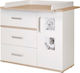Pierrot Baby Dresser with 3 Drawers White 102x78x117cm