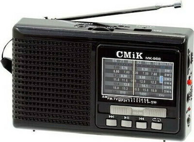 Cmik MK-968 Portable Radio Rechargeable with USB Black